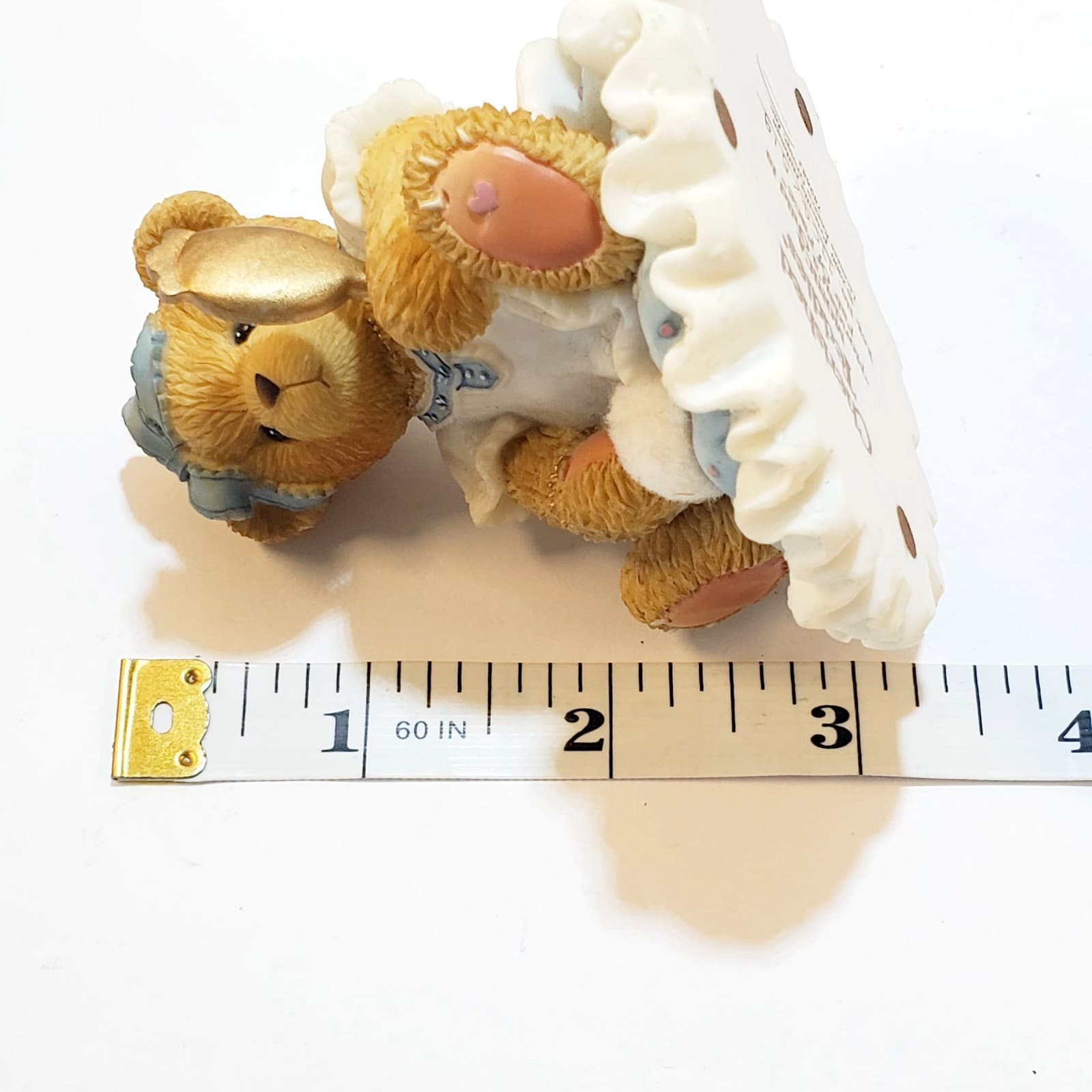 Vtg 2000 Cherished Teddies Monica Mondays Child Is Fair of Face Figurine - Thumbnail 9