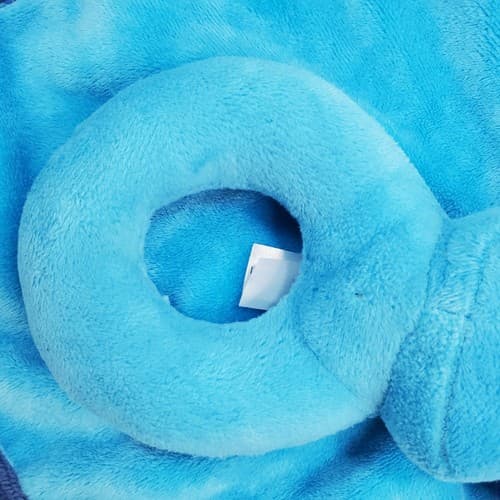 Disney Baby Monster’s Inc SULLY Blue Velour Lovey Rattle Security Blanket Plush - Thumbnail 4