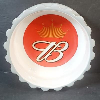 Anheuser Busch Bottle Cap Mancave Nut Bowl 2005 Houston Harvest Gift Products