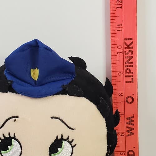 Kelly Toy Betty Boop Plush Doll Police Officer "Boop Oop A Doop" Rolly Polly 11" - Thumbnail 10