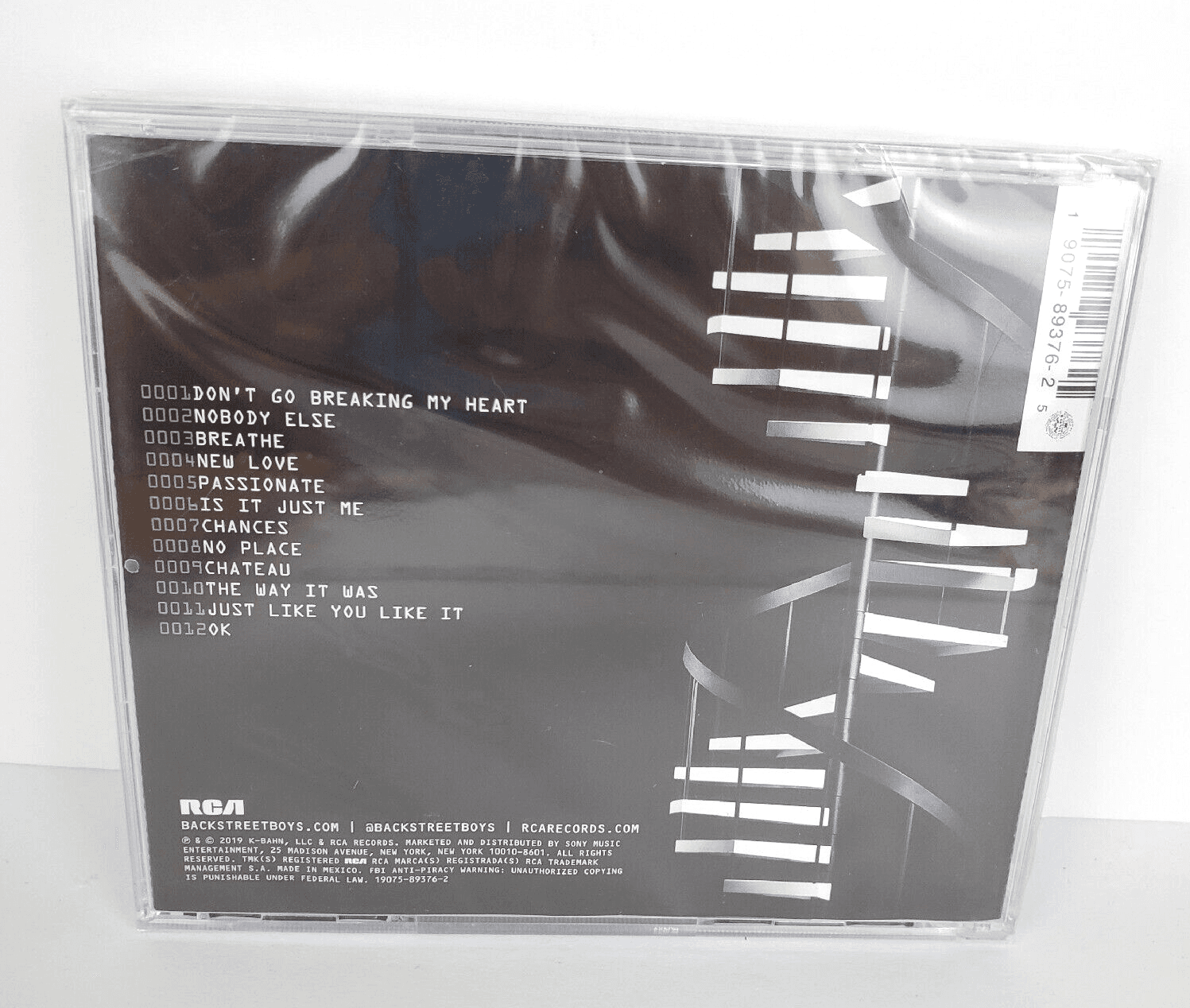 Backstreet Boys DNA New Factory Sealed CD RCA Records 12 Tracks - Thumbnail 2
