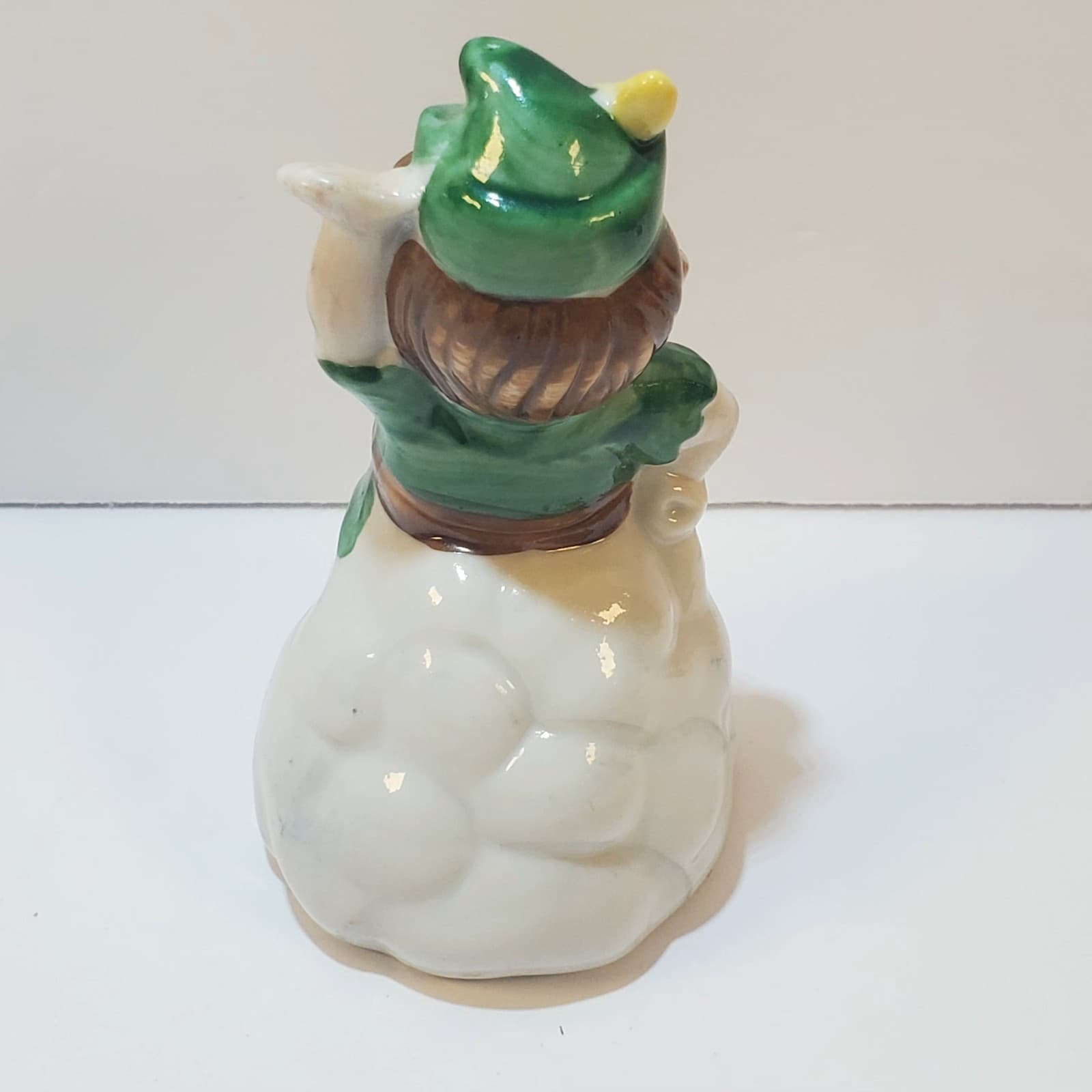 Vintage J.S.N.Y. Ceramic Porcelain Peter Pan Bell Figurine Figure Taiwan 4 inch - Thumbnail 3