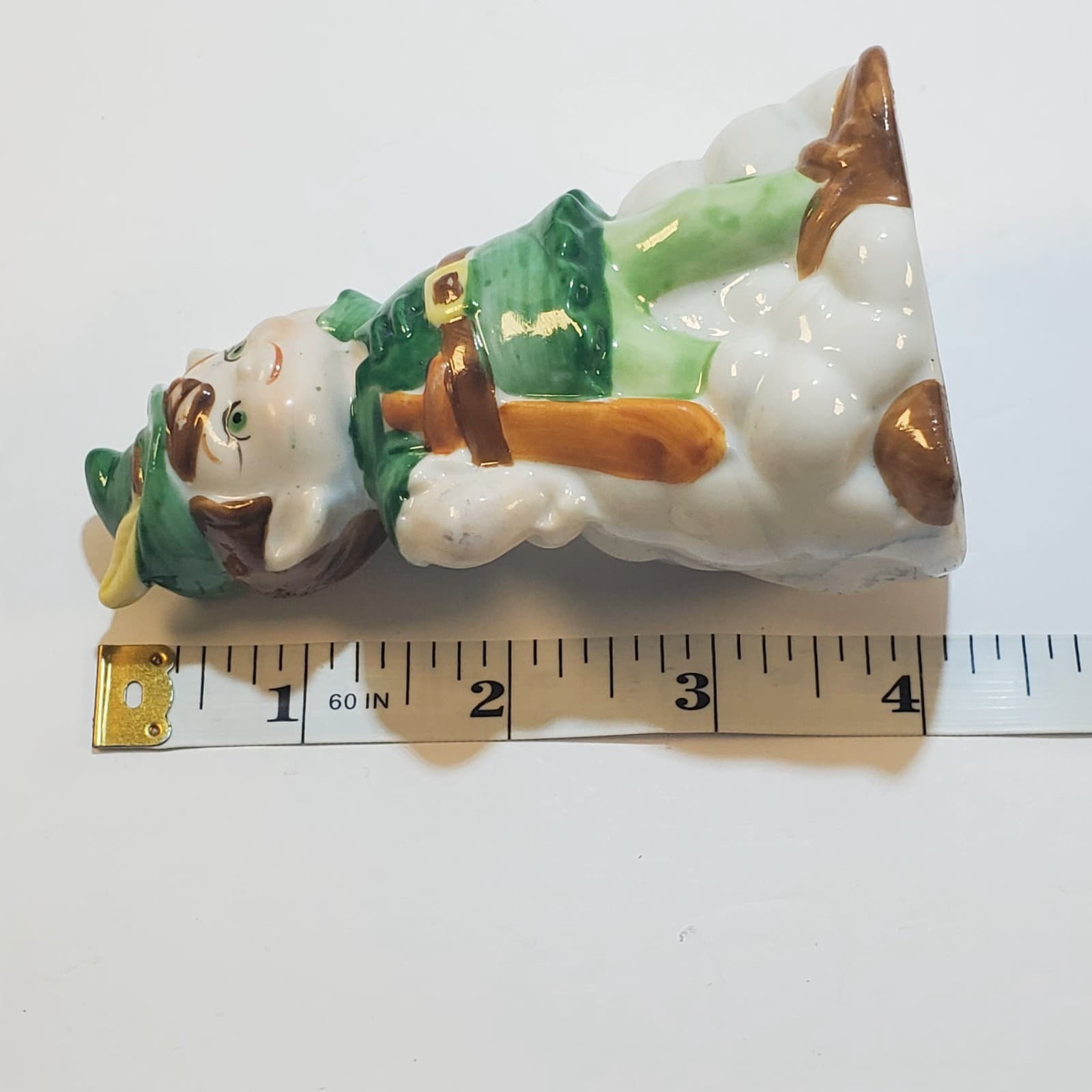 Vintage J.S.N.Y. Ceramic Porcelain Peter Pan Bell Figurine Figure Taiwan 4 inch - Thumbnail 7