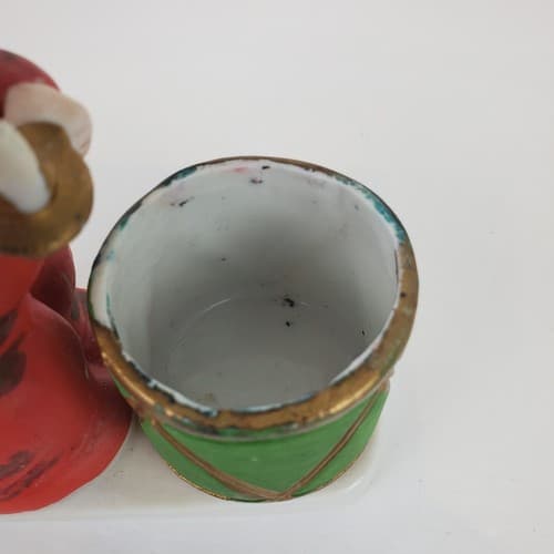 Vintage 1978 Jasco Christmas Luvkins Child Hat Yawning Red Pajamas Candle Holder - Thumbnail 5