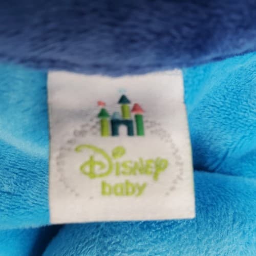 Disney Baby Monster’s Inc SULLY Blue Velour Lovey Rattle Security Blanket Plush - Thumbnail 5