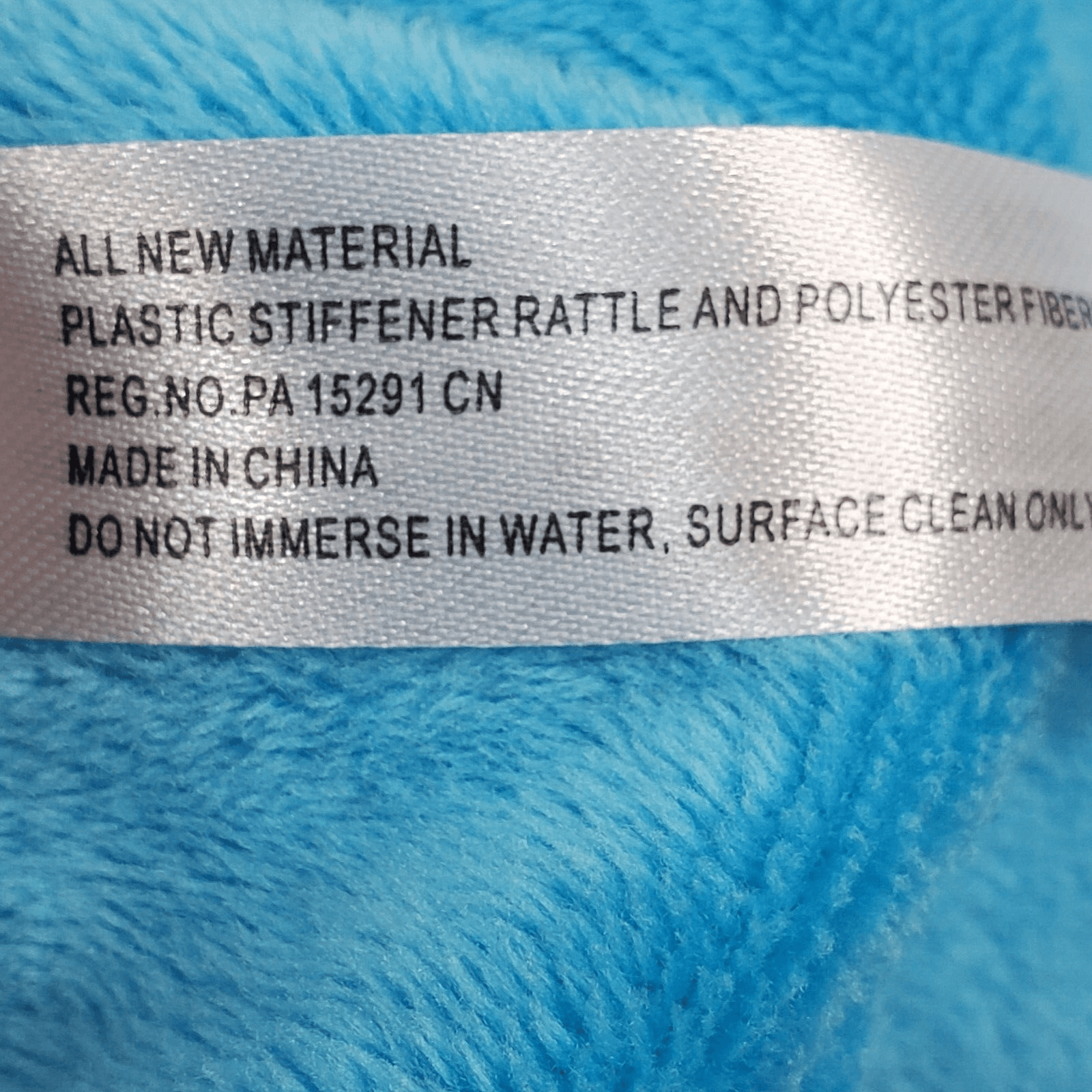 Disney Baby Monster’s Inc SULLY Blue Velour Lovey Rattle Security Blanket Plush - Thumbnail 6