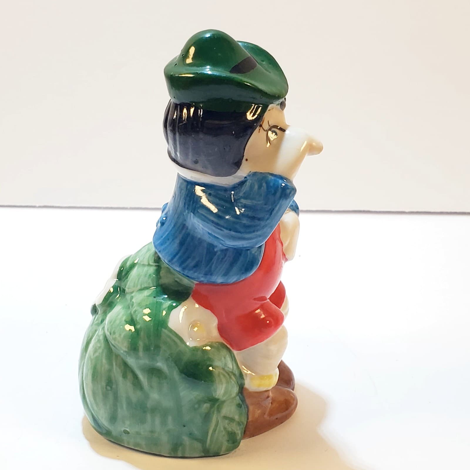 Vtg J.S.N.Y. Ceramic Porcelain Pinocchio Bell Figurine Figure Taiwan 4.25 inch - Thumbnail 4