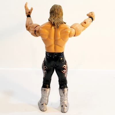 2003 WWE Jakks Pacific EDGE 7 Action Figure Silver Boots Ruthless Aggression - Thumbnail 3