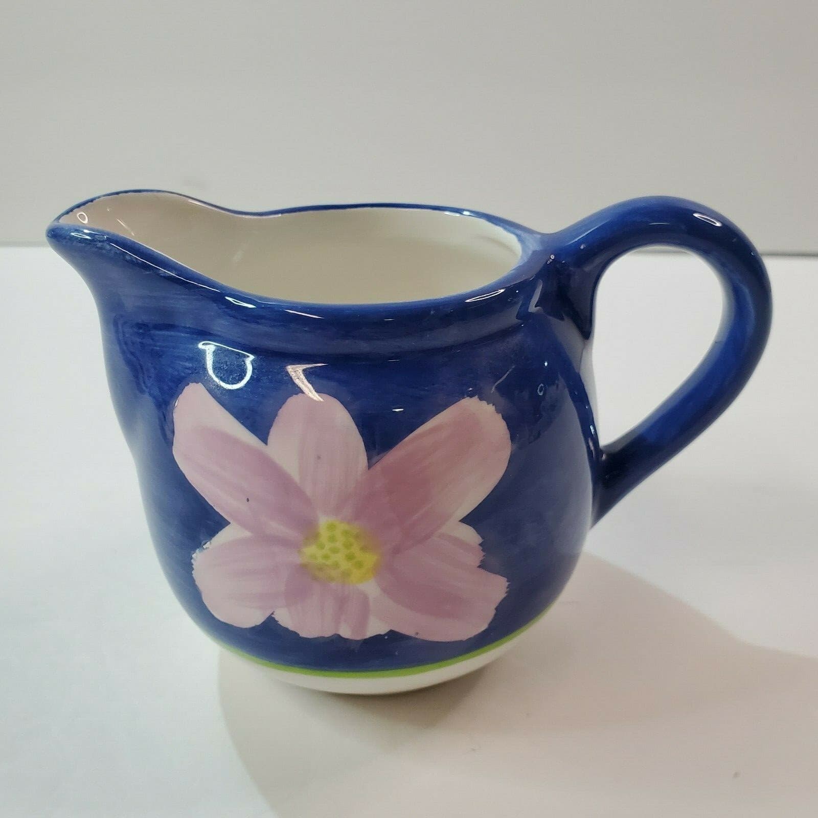 Royal Norfolk Creamer Gravy Boat Mini Pitcher Ceramic Pink & Yellow Flowers - Thumbnail 3