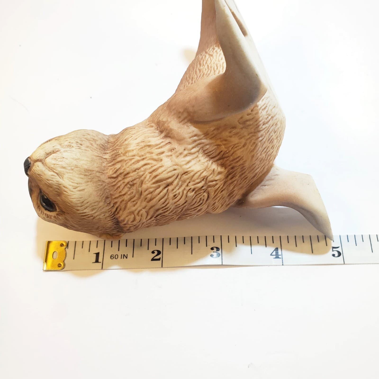 Vintage 1978 R.S.L. Ceramic Baby Seal Signed R.J. Brown Mexico Art Figurine - Thumbnail 9