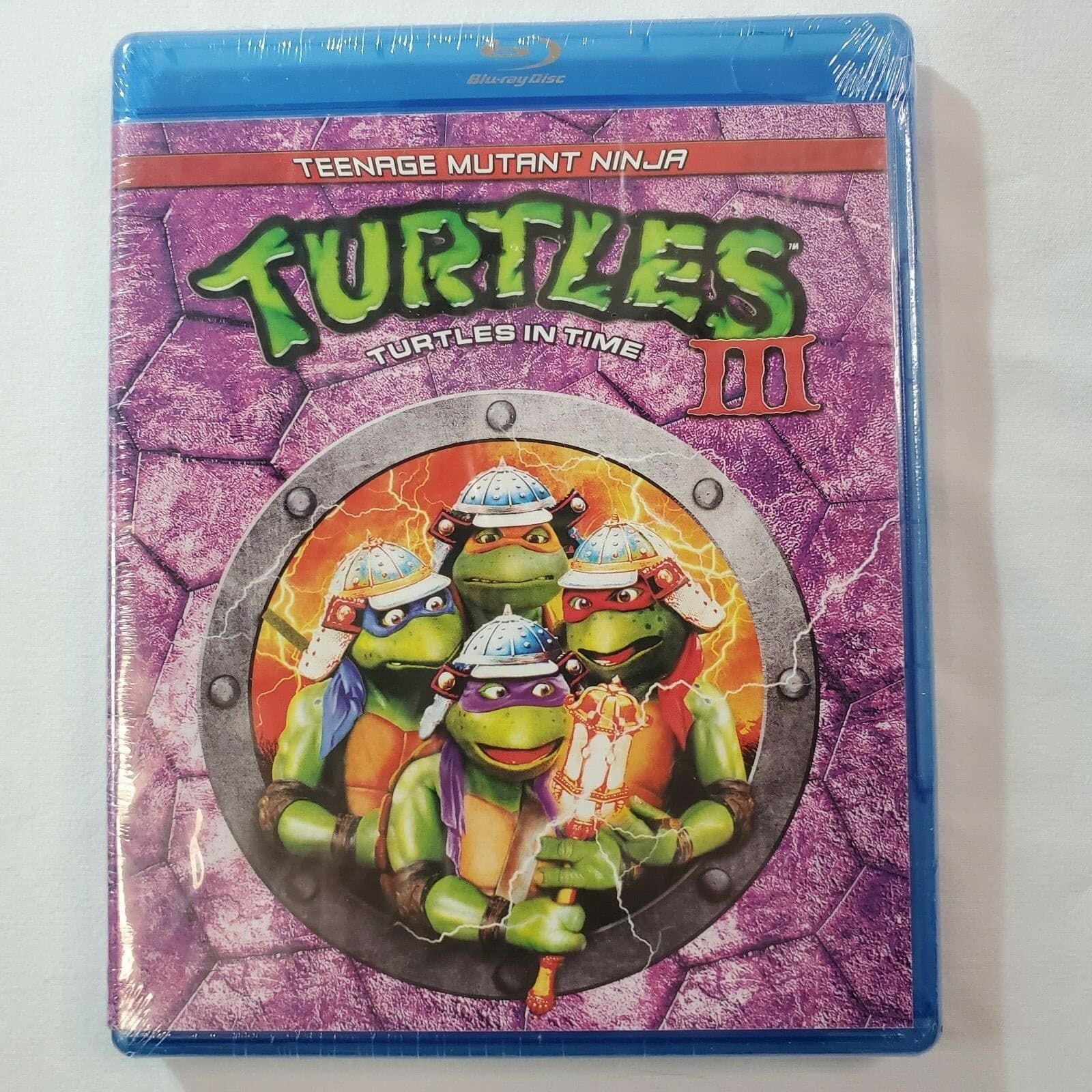 TEENAGE MUTANT NINJA TURTLES 3 Turtles In Time (Blu-ray Disc, 2012) New Sealed