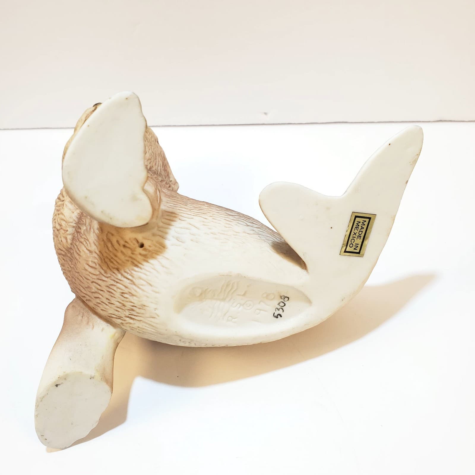 Vintage 1978 R.S.L. Ceramic Baby Seal Signed R.J. Brown Mexico Art Figurine - Thumbnail 5