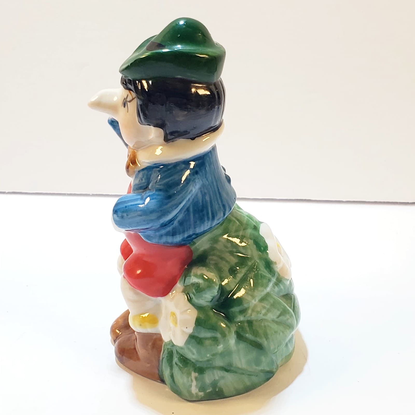 Vtg J.S.N.Y. Ceramic Porcelain Pinocchio Bell Figurine Figure Taiwan 4.25 inch - Thumbnail 2