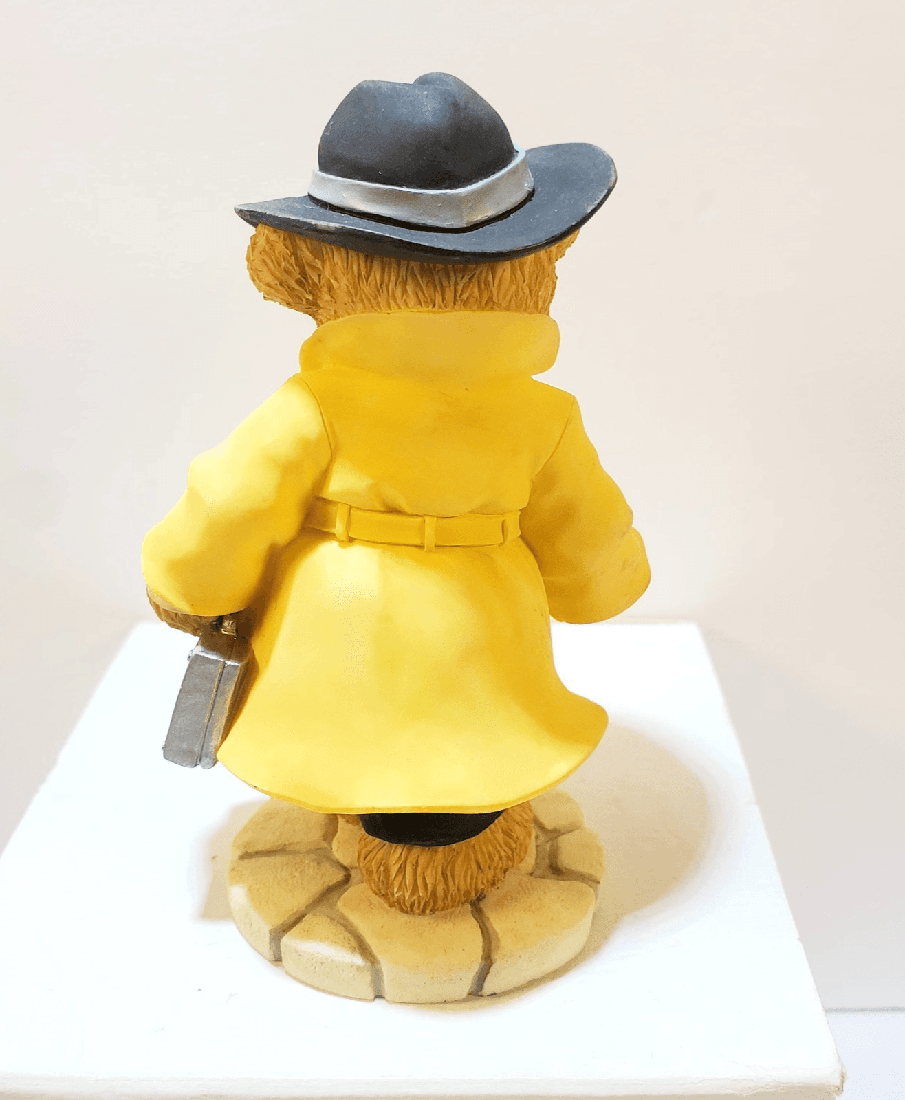 Vintage Cherished Teddies T. James Bear 2001 Membears Only Figurine Detective - Thumbnail 3