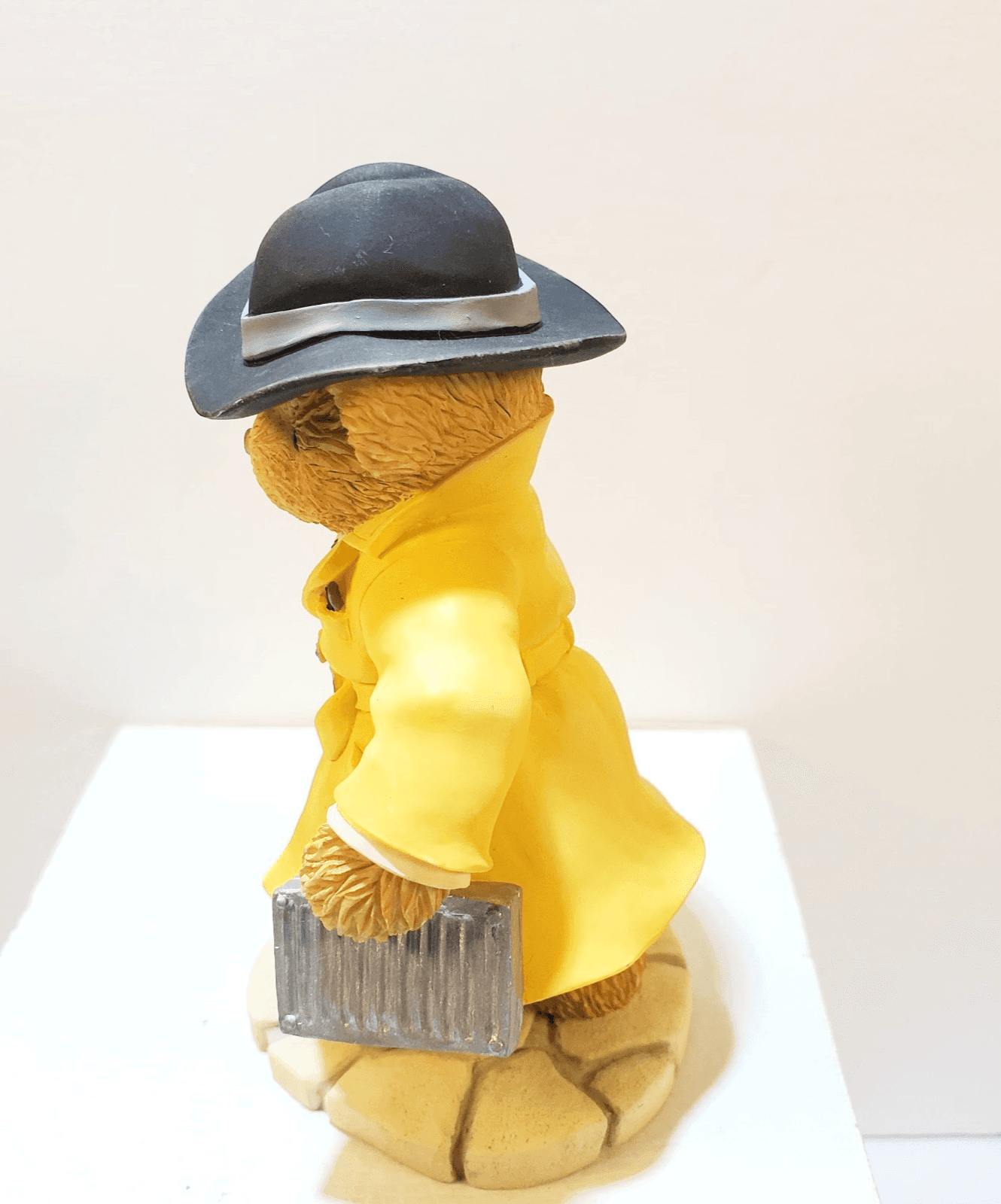 Vintage Cherished Teddies T. James Bear 2001 Membears Only Figurine Detective - Thumbnail 4