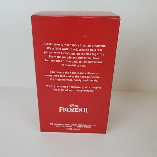 ANNA OF ARENDELLE Frozen II Disney 2020 Hallmark Ornament Free shipping NIB - Thumbnail 4