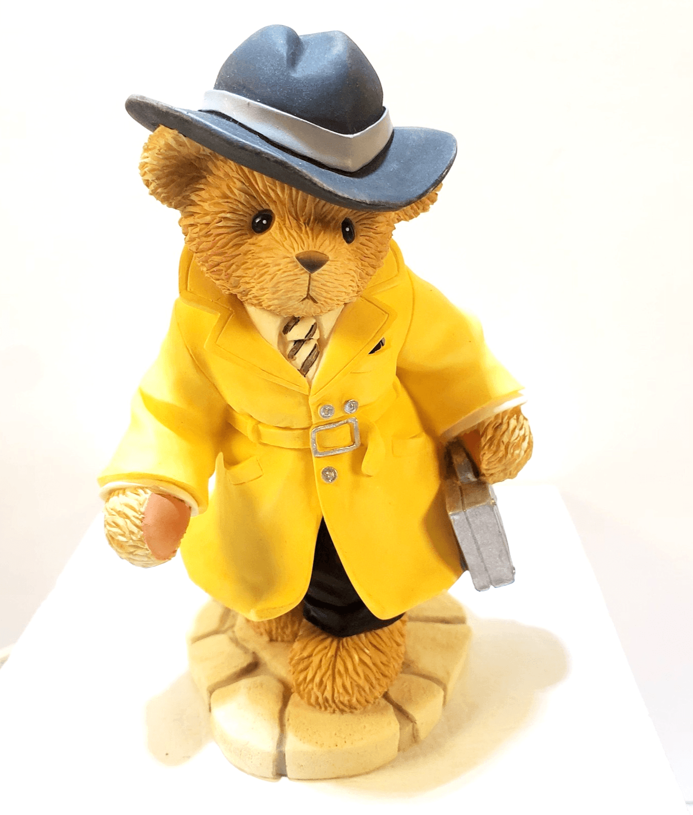 Vintage Cherished Teddies T. James Bear 2001 Membears Only Figurine Detective