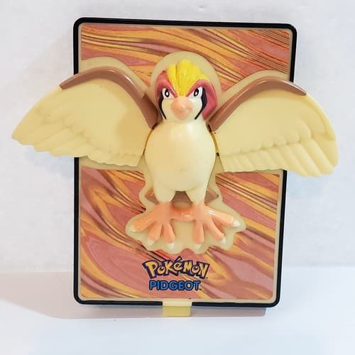 Pokemon 2000 The Movie Pidgeot Plastic Power Card Burger King Collectible Toy