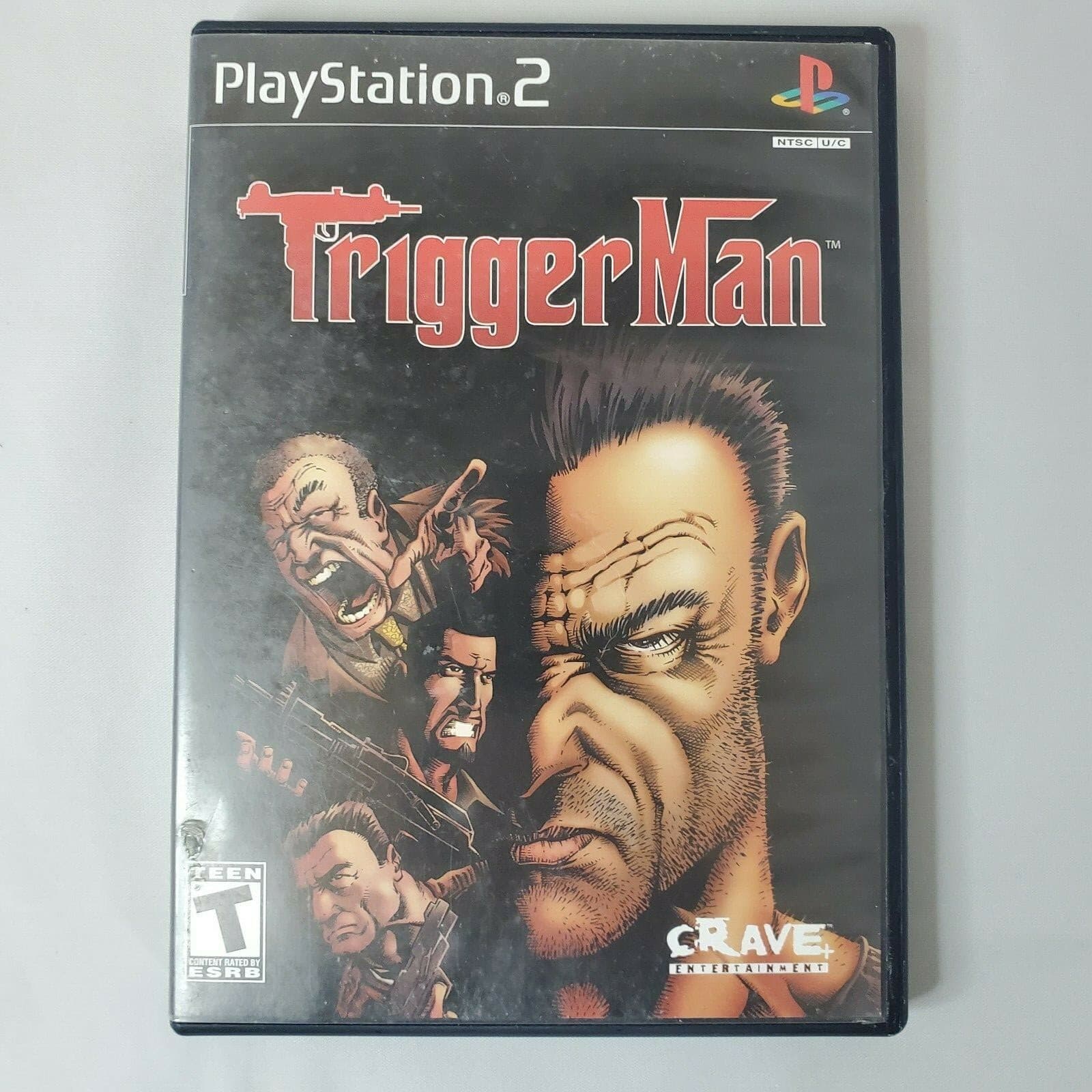 Playstation 2 PS2 Trigger Man Video Game Complete with Manual Shooting