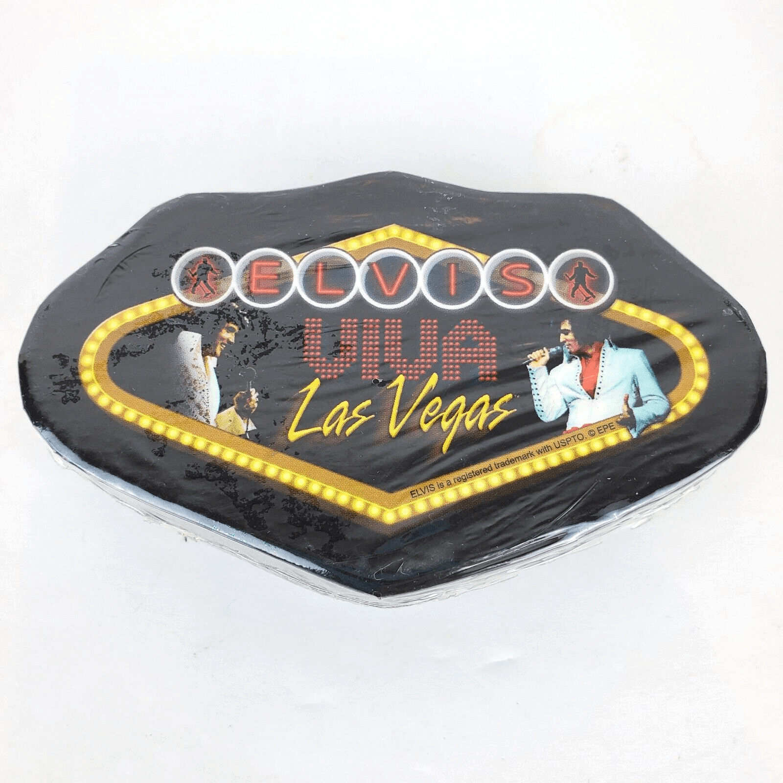 Viva Las Vegas Elvis Asymmetrical Deck Of Playing Cards New Sealed