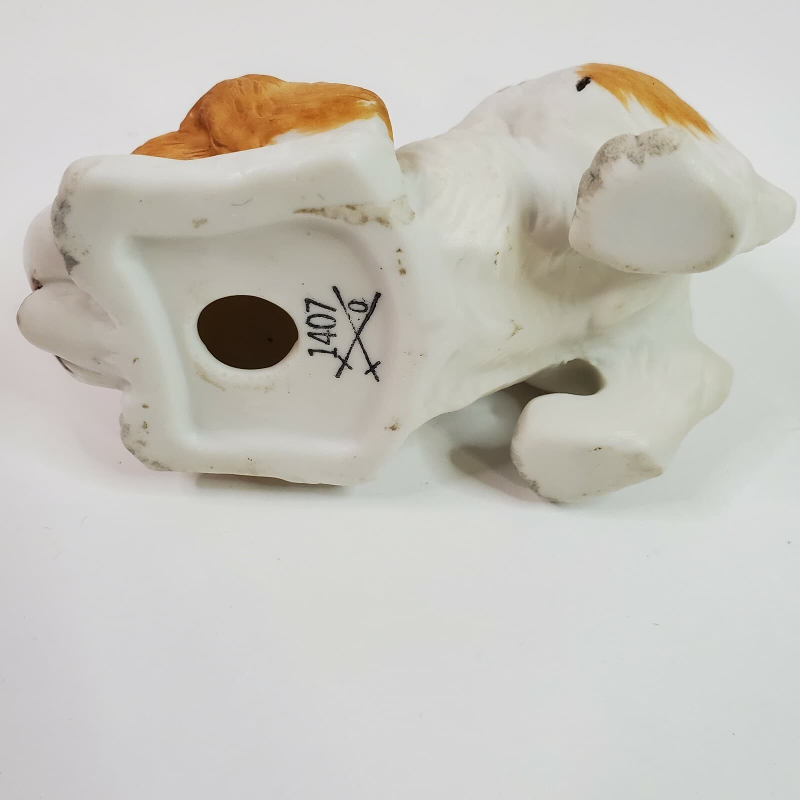 Vintage Homco Crouching Playing Ceramic Dog Spaniel Playful Figurine #1407 - Thumbnail 7