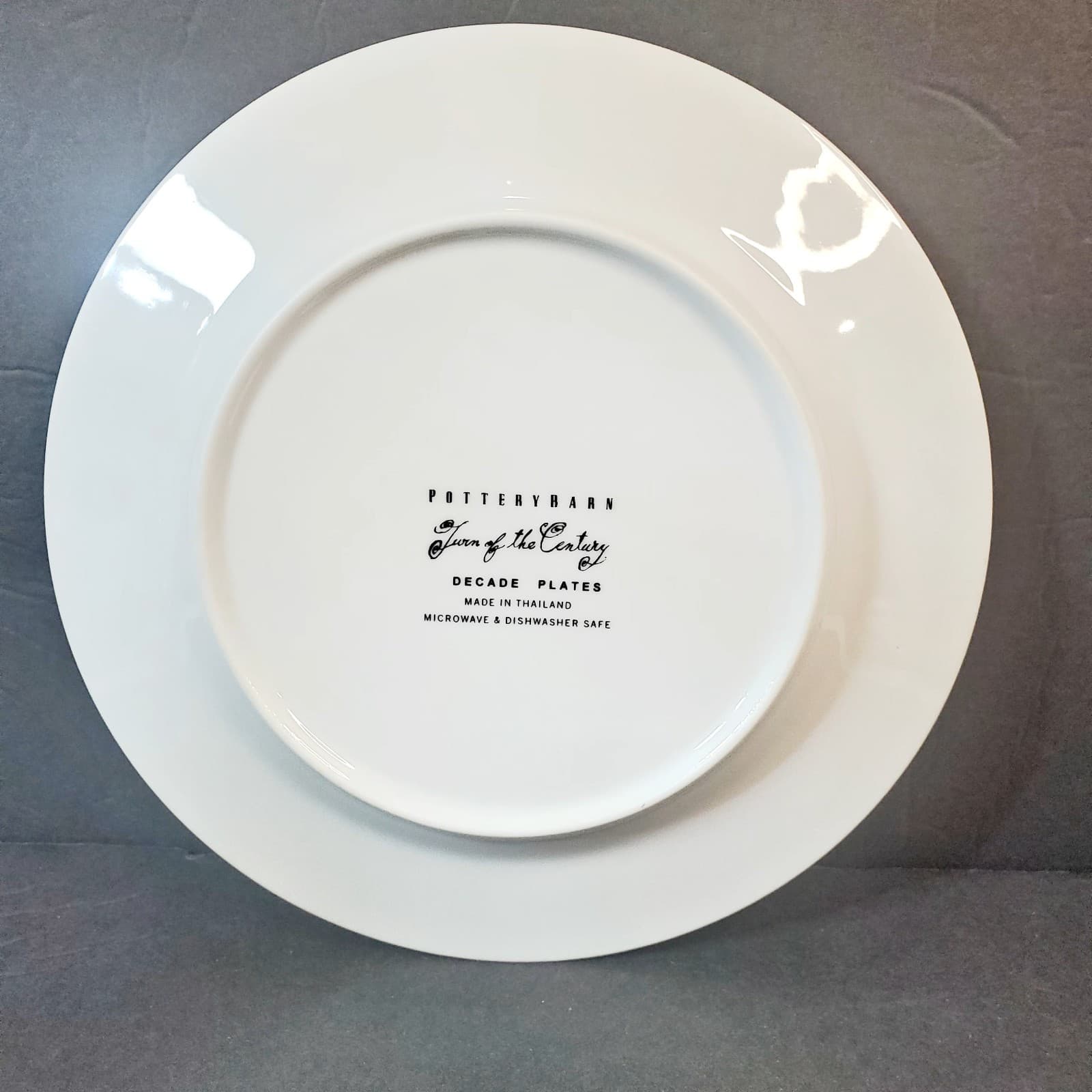 Pottery Barn Decade Salad Dessert Appetizer Plate Turn Of The Century 8.25 inch - Thumbnail 6