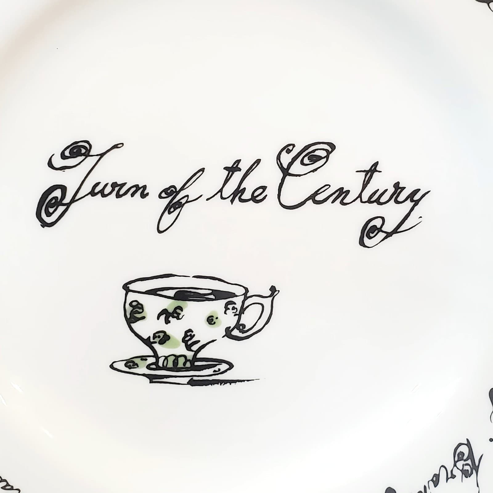 Pottery Barn Decade Salad Dessert Appetizer Plate Turn Of The Century 8.25 inch - Thumbnail 2
