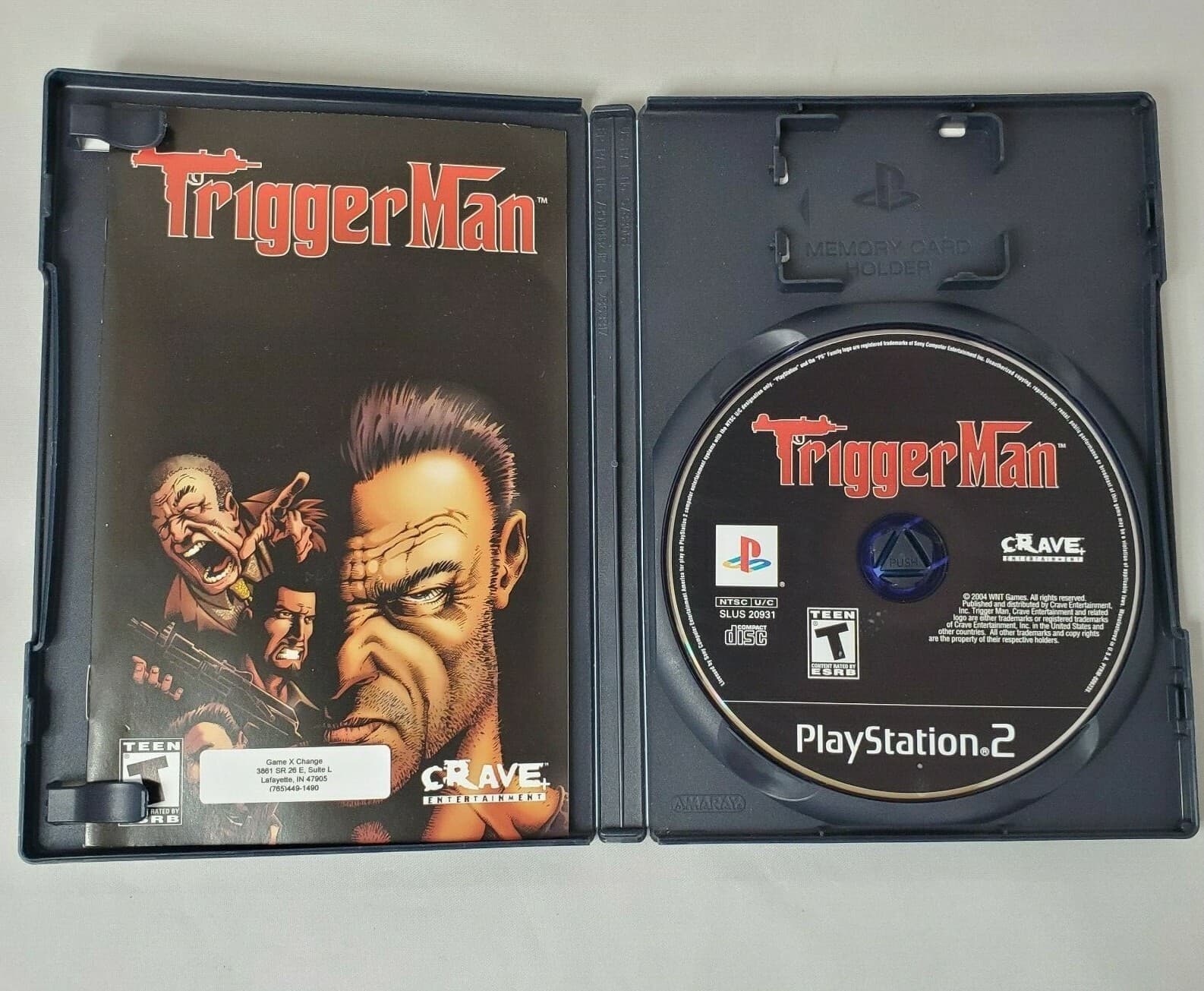 Playstation 2 PS2 Trigger Man Video Game Complete with Manual Shooting - Thumbnail 3