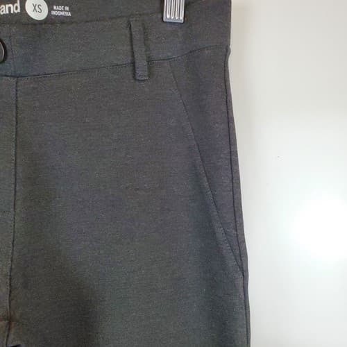 Betabrand Womens XS Charcoal Gray Straight Leg Pull On Dress Yoga Pants W0076-YP - Thumbnail 6