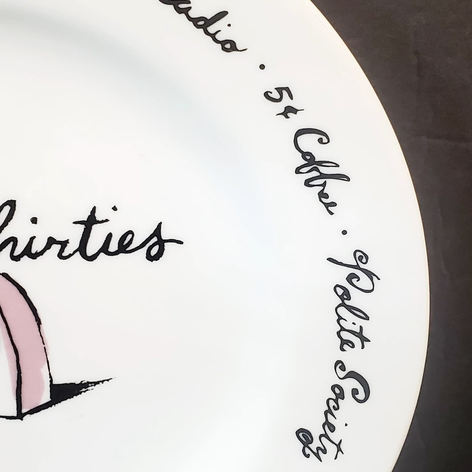 Pottery Barn Decade Salad Dessert Appetizer Plate The Thirties 8.25 inch - Thumbnail 3