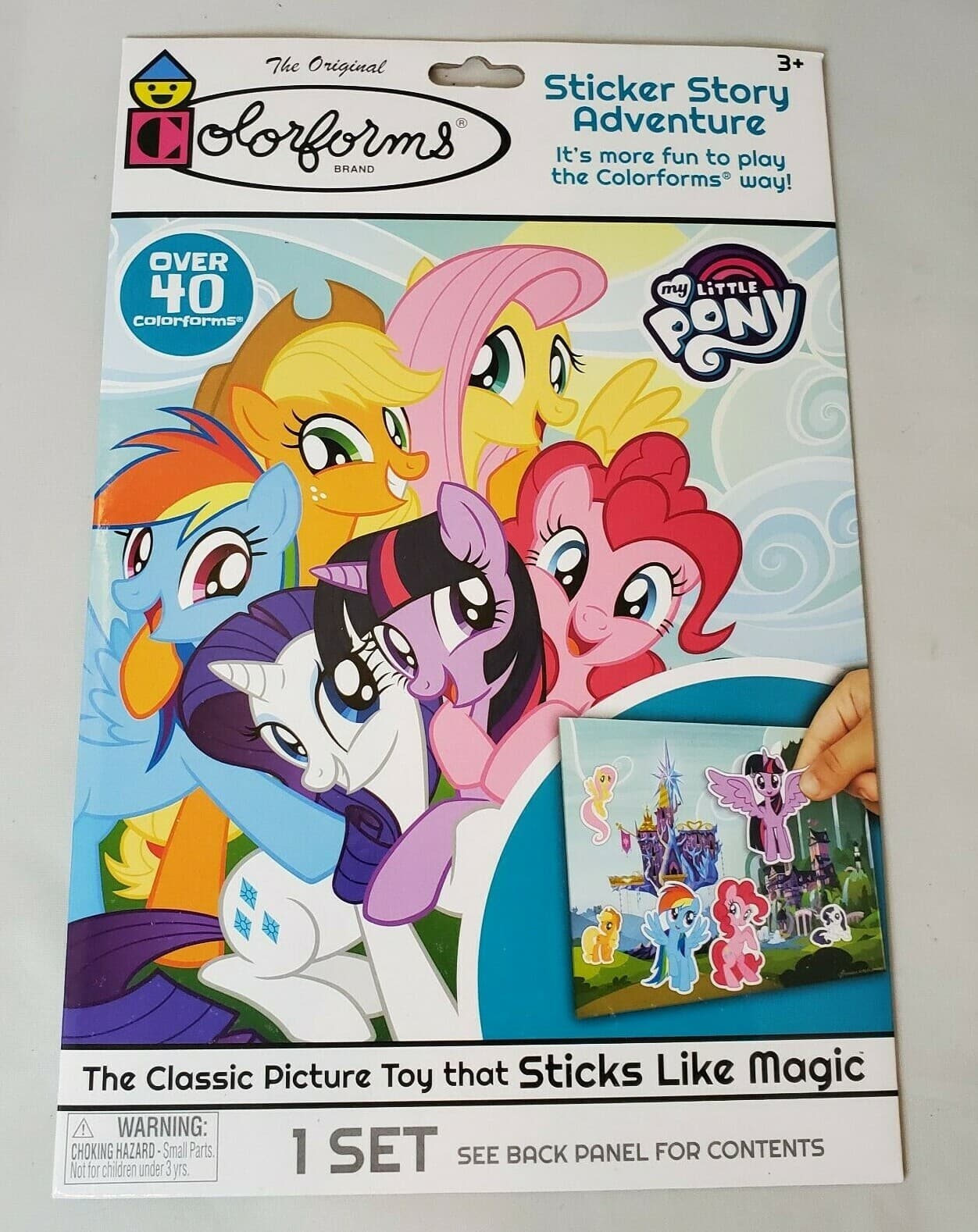 Hasbro My Little Pony Colorforms Picture Sticker Story Adventure Toy Activity