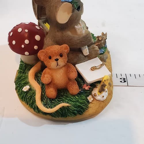 Fitz & Floyd 2000 Charming Tails A Treasure of Memories Resin Figurine 98/224 - Thumbnail 13