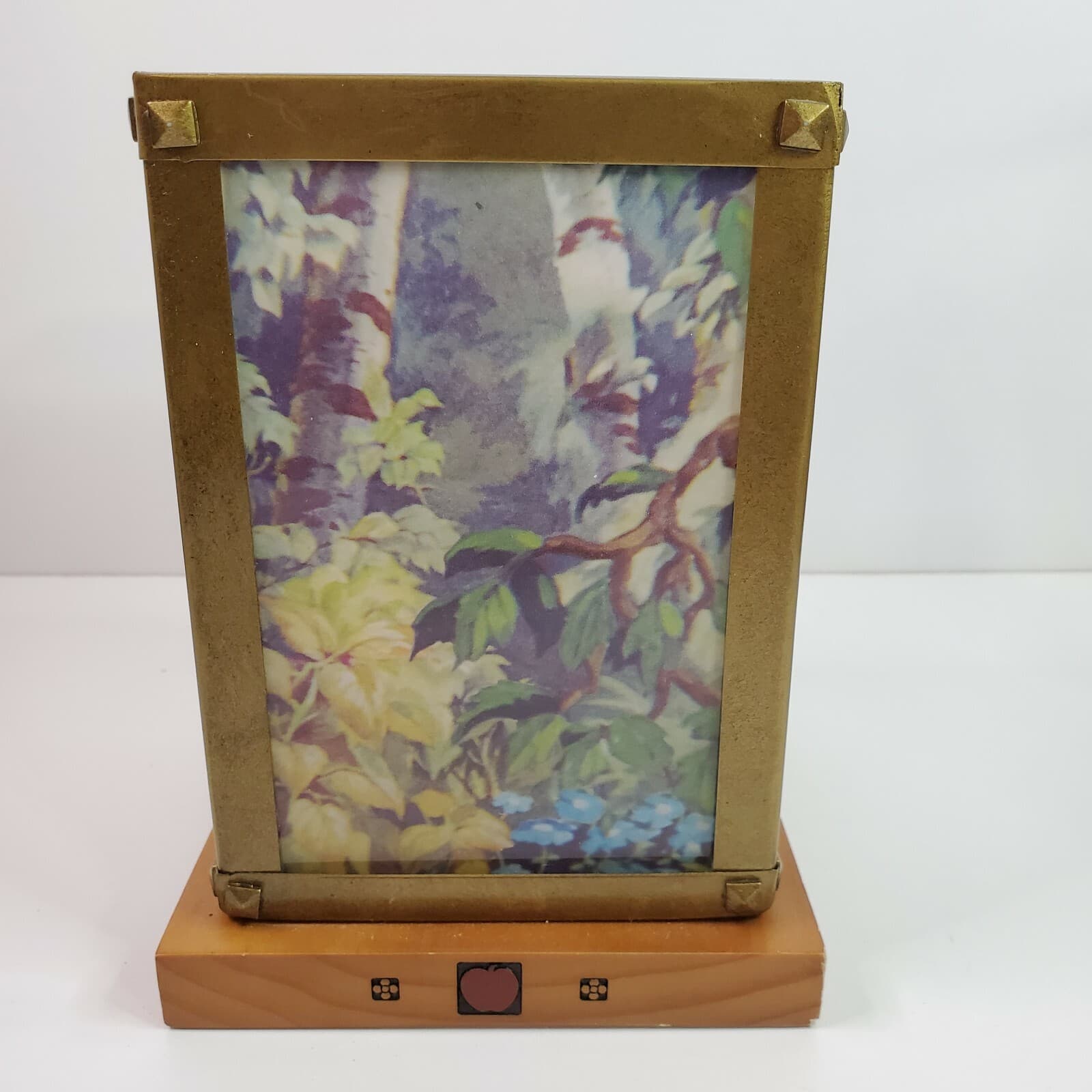 Disney Princess Snow White's Garden Collection Tea Light Holder Wood Metal Glass - Thumbnail 5