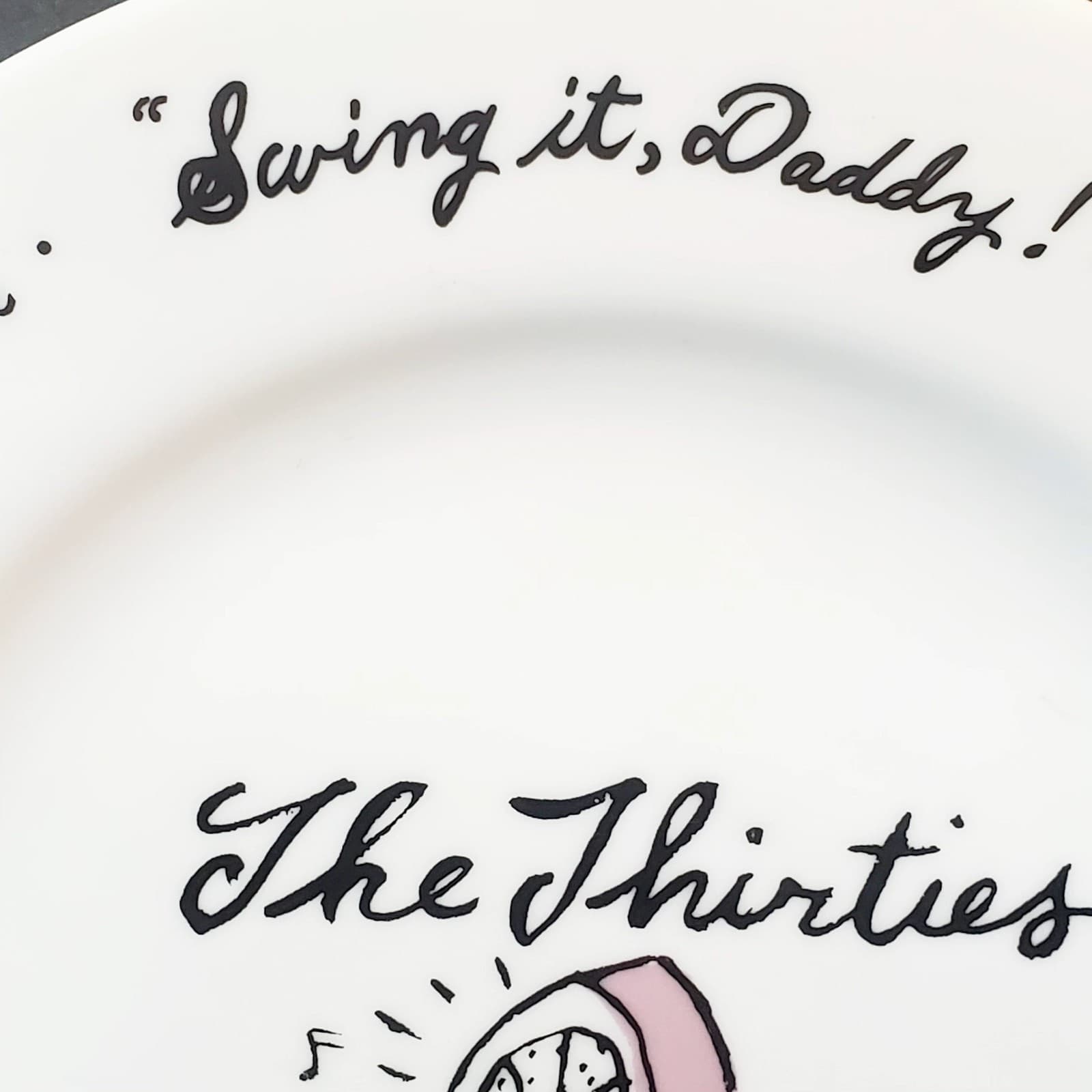 Pottery Barn Decade Salad Dessert Appetizer Plate The Thirties 8.25 inch - Thumbnail 2