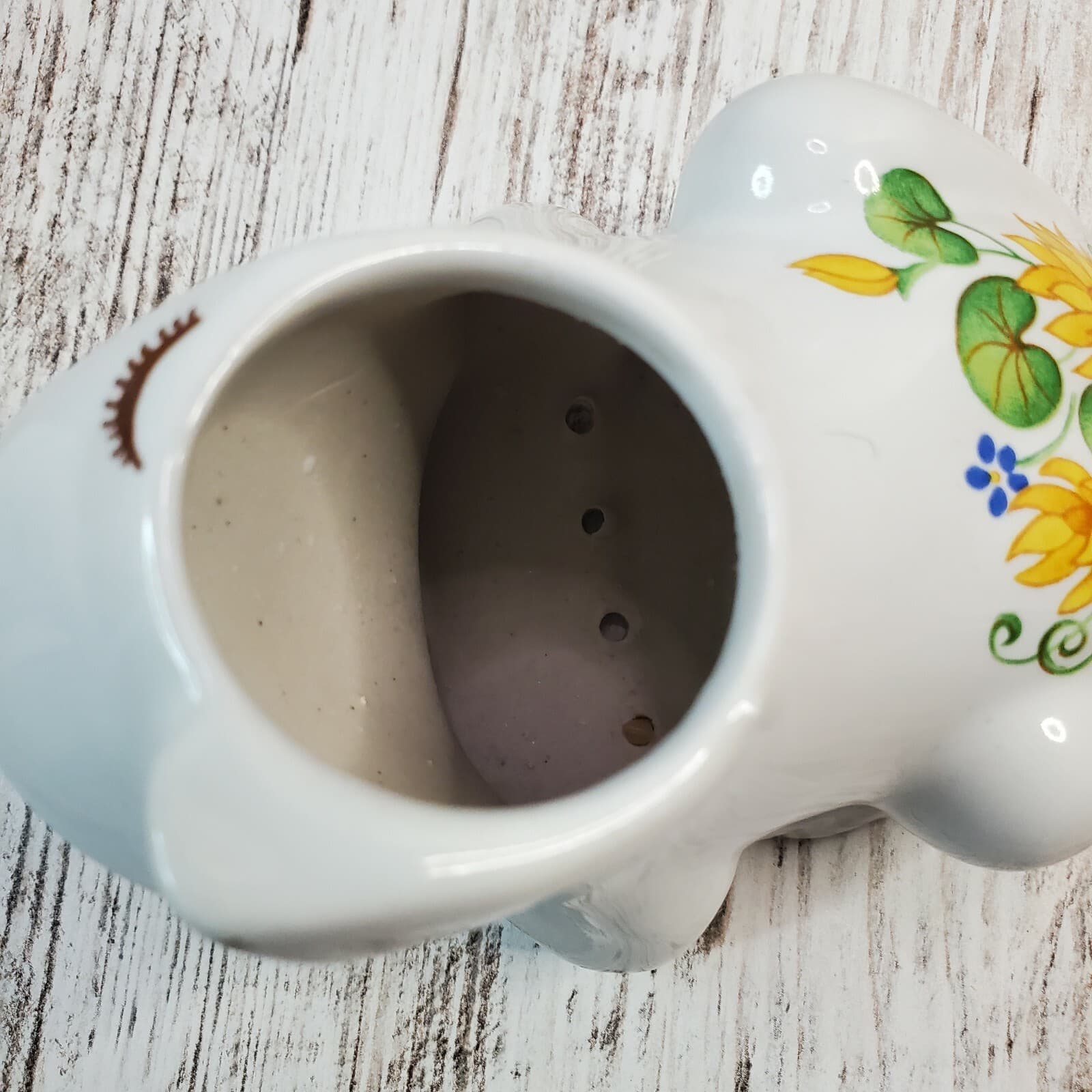 Vintage 1980 Avon Ceramic "Winking Frog" Pomander Potpourri Holder Collectible - Thumbnail 8
