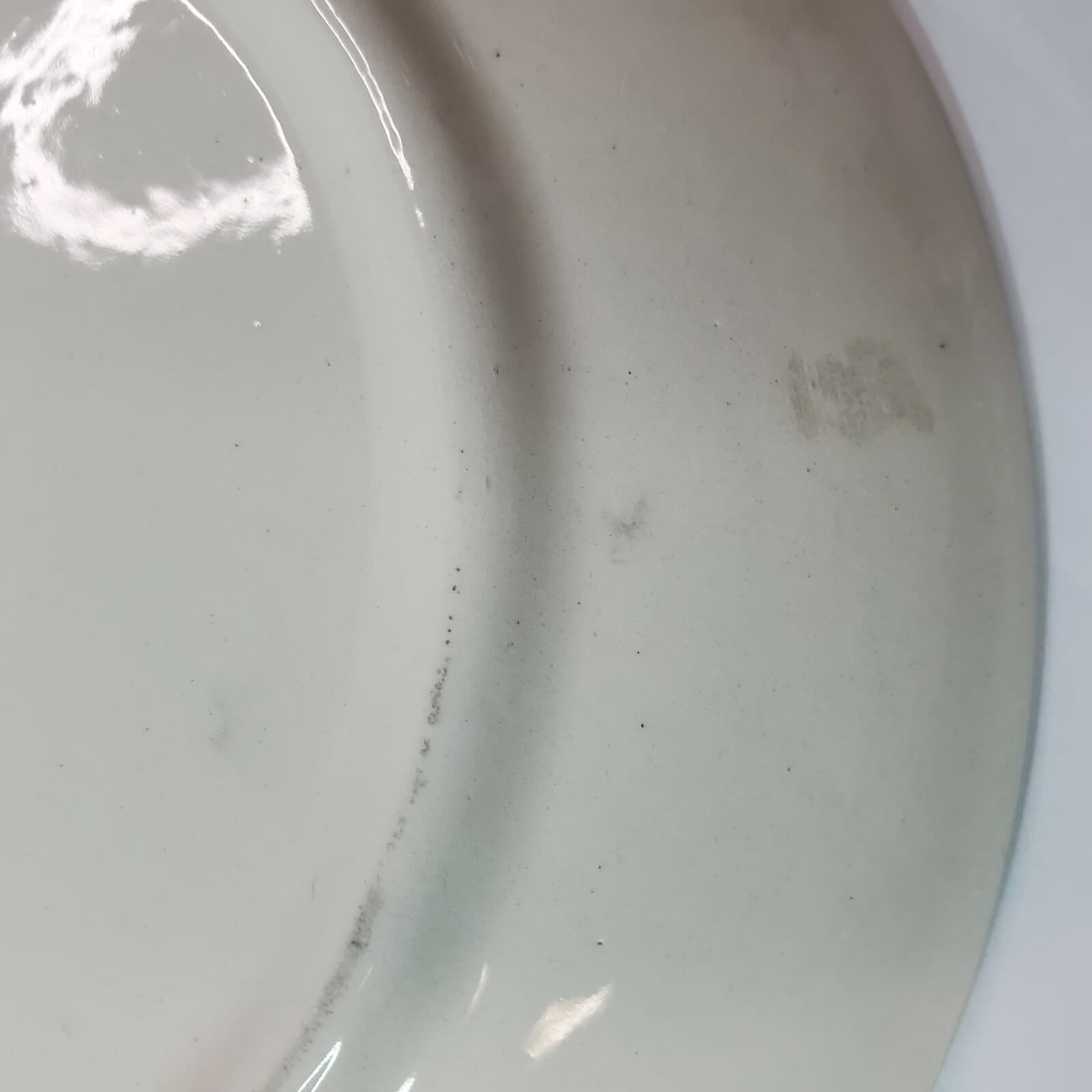 Cleminsons Pottery California Blue Plates Silhouette Girl Wheel & Butter Churn - Thumbnail 11