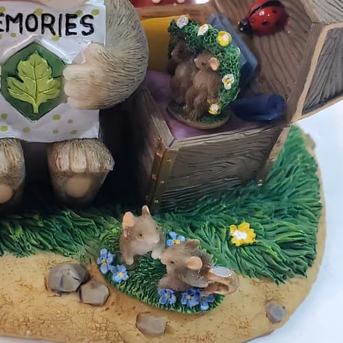 Fitz & Floyd 2000 Charming Tails A Treasure of Memories Resin Figurine 98/224 - Thumbnail 8