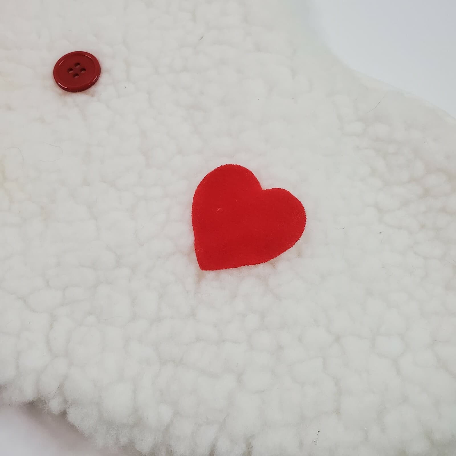 Vintage Sterling Inc Plush Snowman Broom Hat Scarf Lined Christmas Stocking - Thumbnail 4
