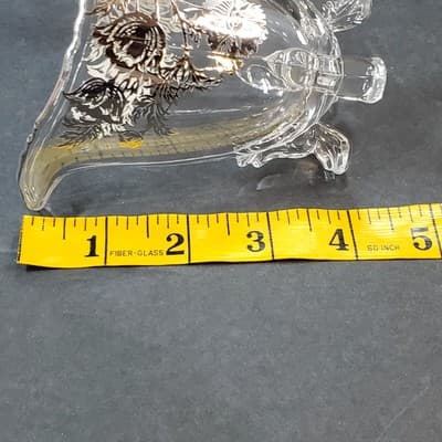 Vintage Sterling Silver Overlay Crystal Creamer and Sugar Bowl Silver City Co - Thumbnail 14