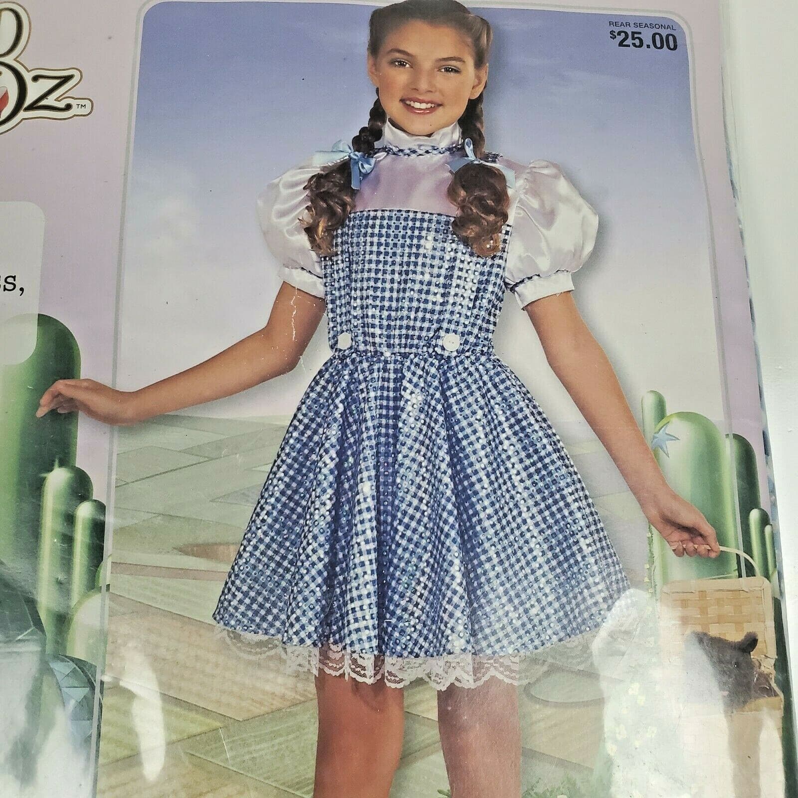 Wizard of Oz "DOROTHY" Halloween Costume by Rubie's Size M 8-10 Ages 5 - 7 - Thumbnail 3