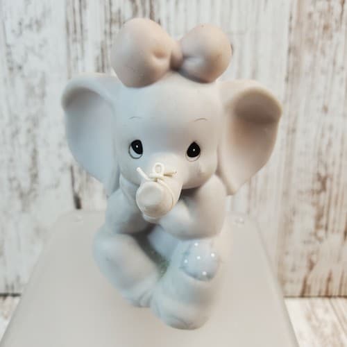 Samuel J Butcher Porcelain Elephant Figurine Enesco How Can I Ever Forget You