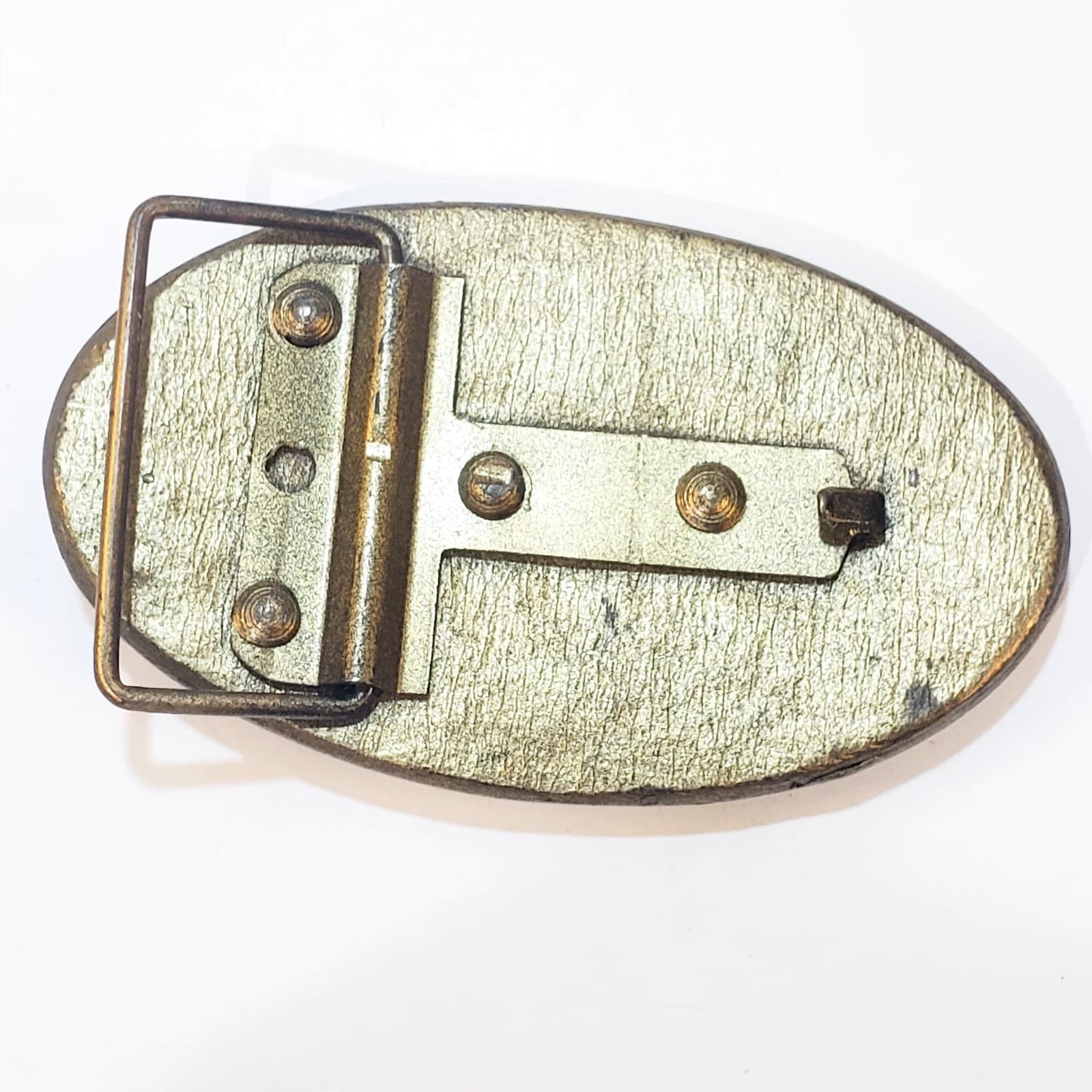 Vtg Brass Tone Metal Flying Mallard Ducks Geese Waterfowl Belt Buckle Hunting - Thumbnail 7
