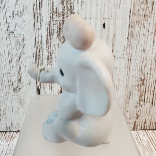 Samuel J Butcher Porcelain Elephant Figurine Enesco How Can I Ever Forget You - Thumbnail 4