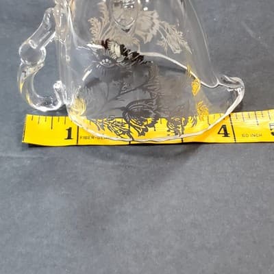 Vintage Sterling Silver Overlay Crystal Creamer and Sugar Bowl Silver City Co - Thumbnail 13