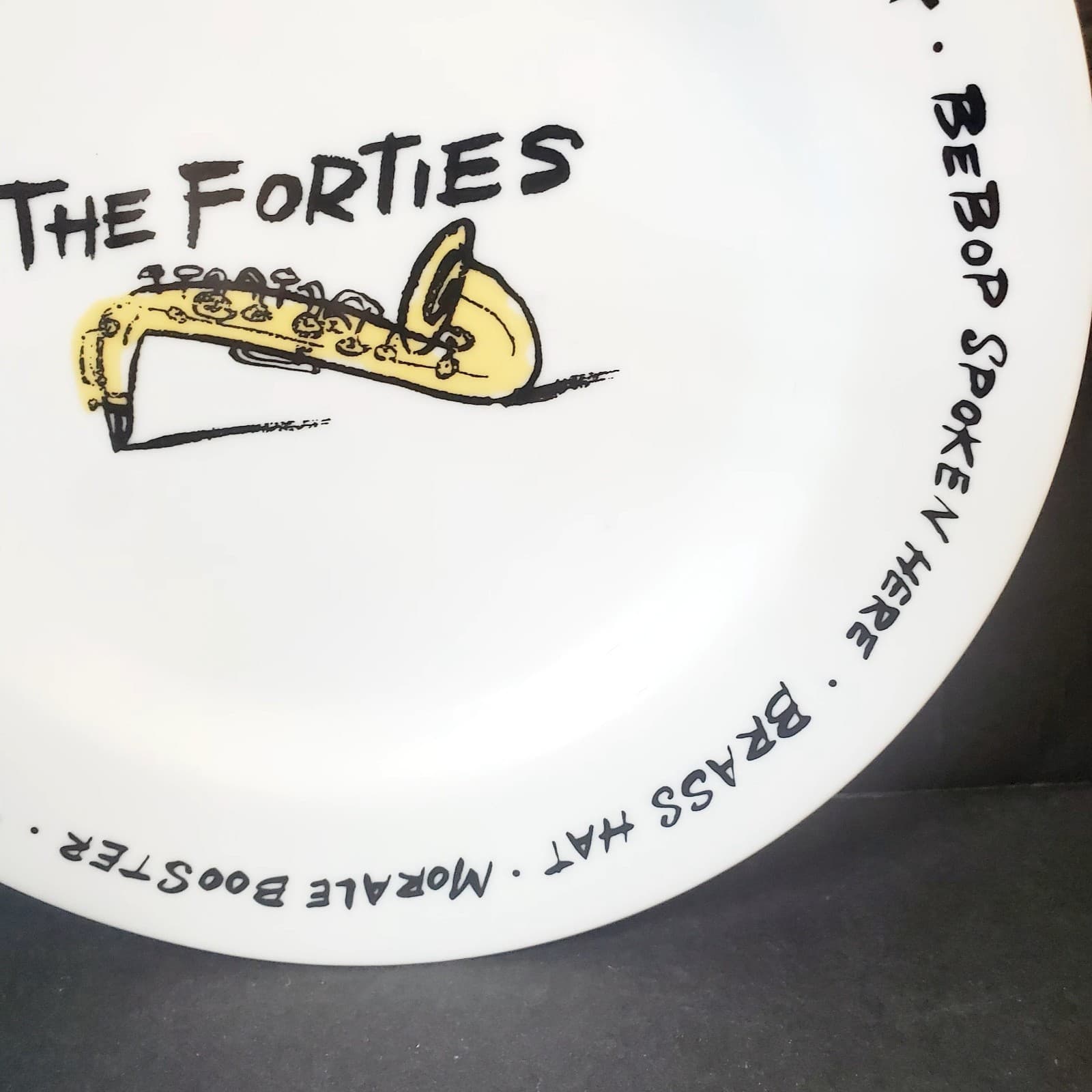 Pottery Barn Decade Salad Dessert Appetizer Plate The Forties 8.25 inch - Thumbnail 4