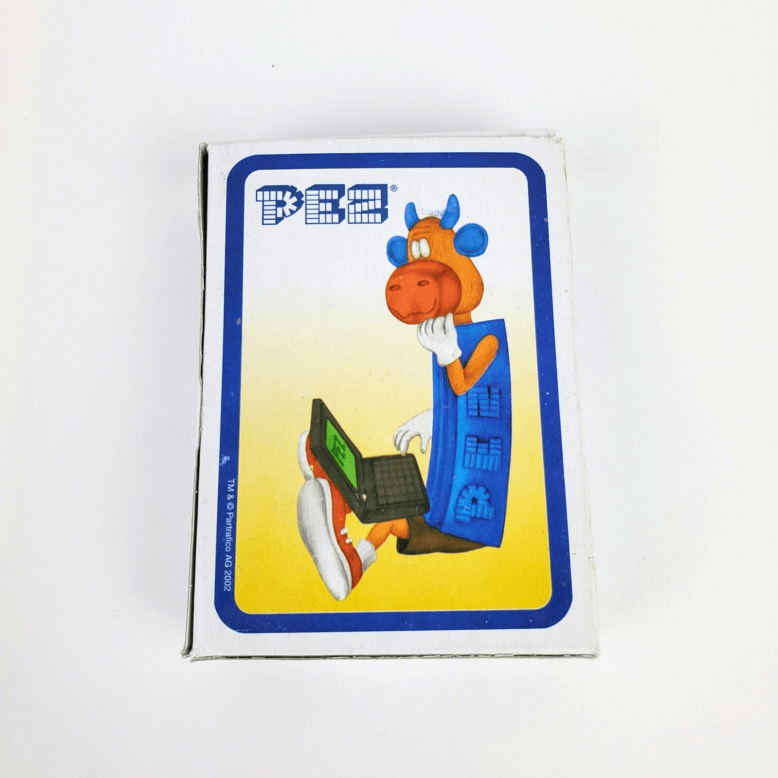 Vintage 2002 Pez Playing Cards Giraffe on a Computer Plastic Coated Poker Size