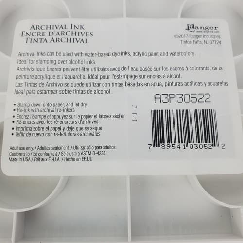 Ranger Archival Ink JUMBO Pad Vermillion A3P30522 Brand NEW! Sealed Acid Free - Thumbnail 3