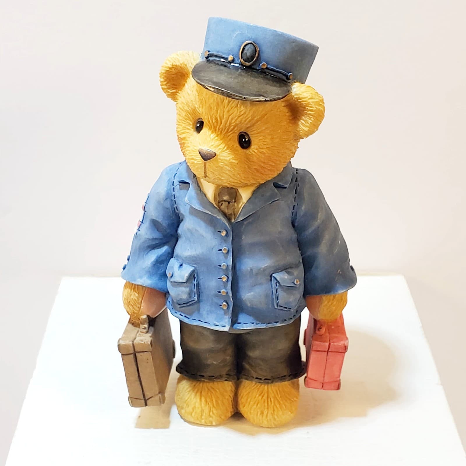 Vtg 1997 Cherished Teddies Lloyd Friends Symbol of Membership Charter Figurine