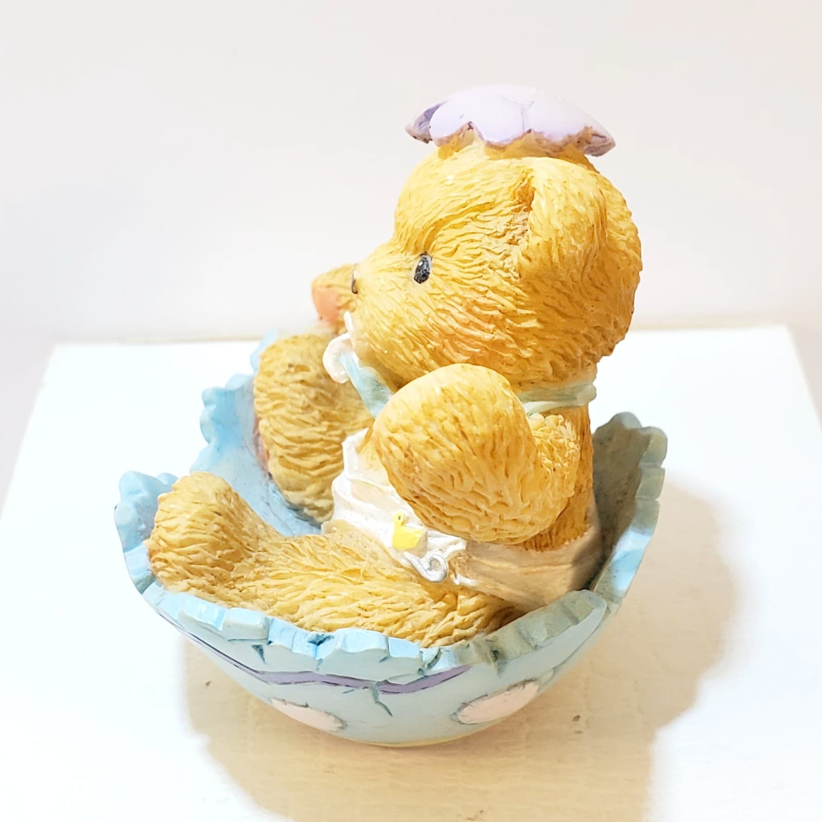 Vtg 1994 Cherished Teddies Bunny Just In Time For Spring Figurine Baby Easter - Thumbnail 2