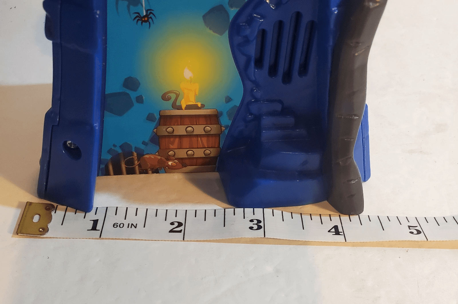 Magical Wizard Tower Playset Of Dragons Fairies Wizards Blue Castle Tested Works - Thumbnail 9